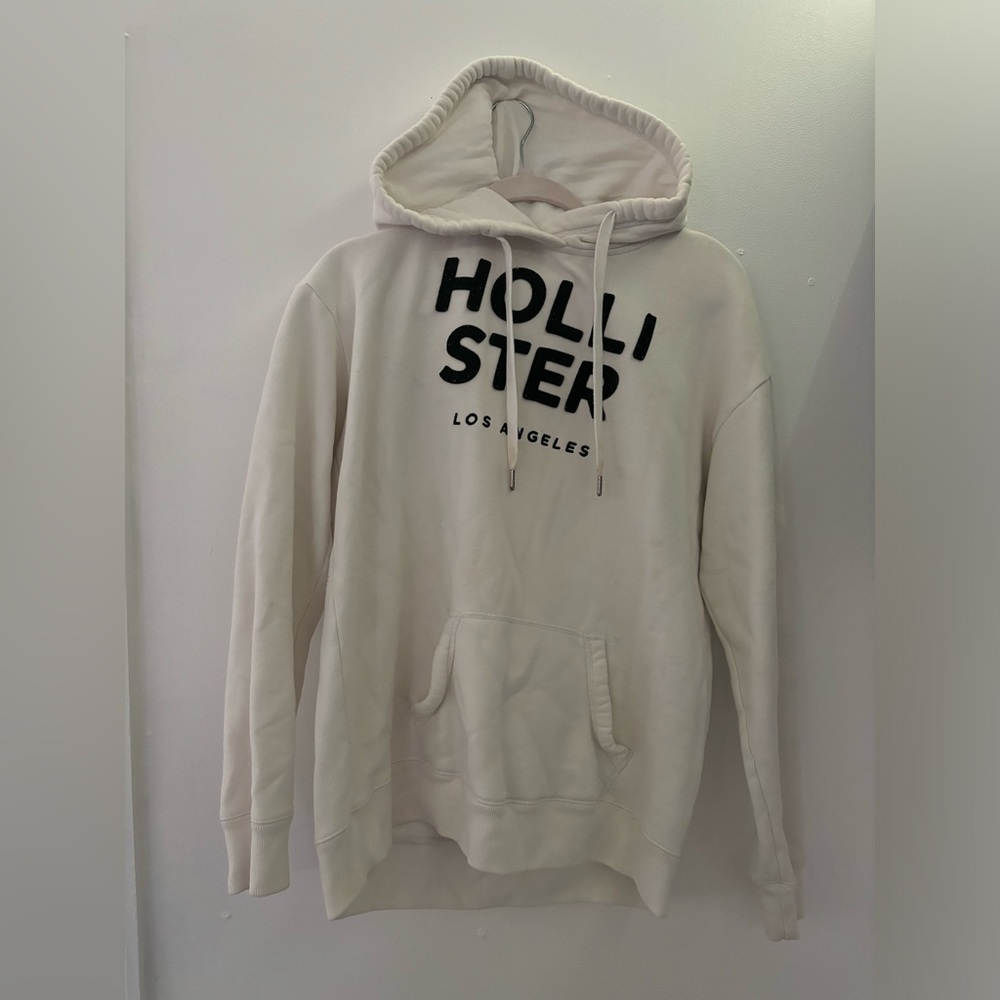 White Hollister Hoodie
